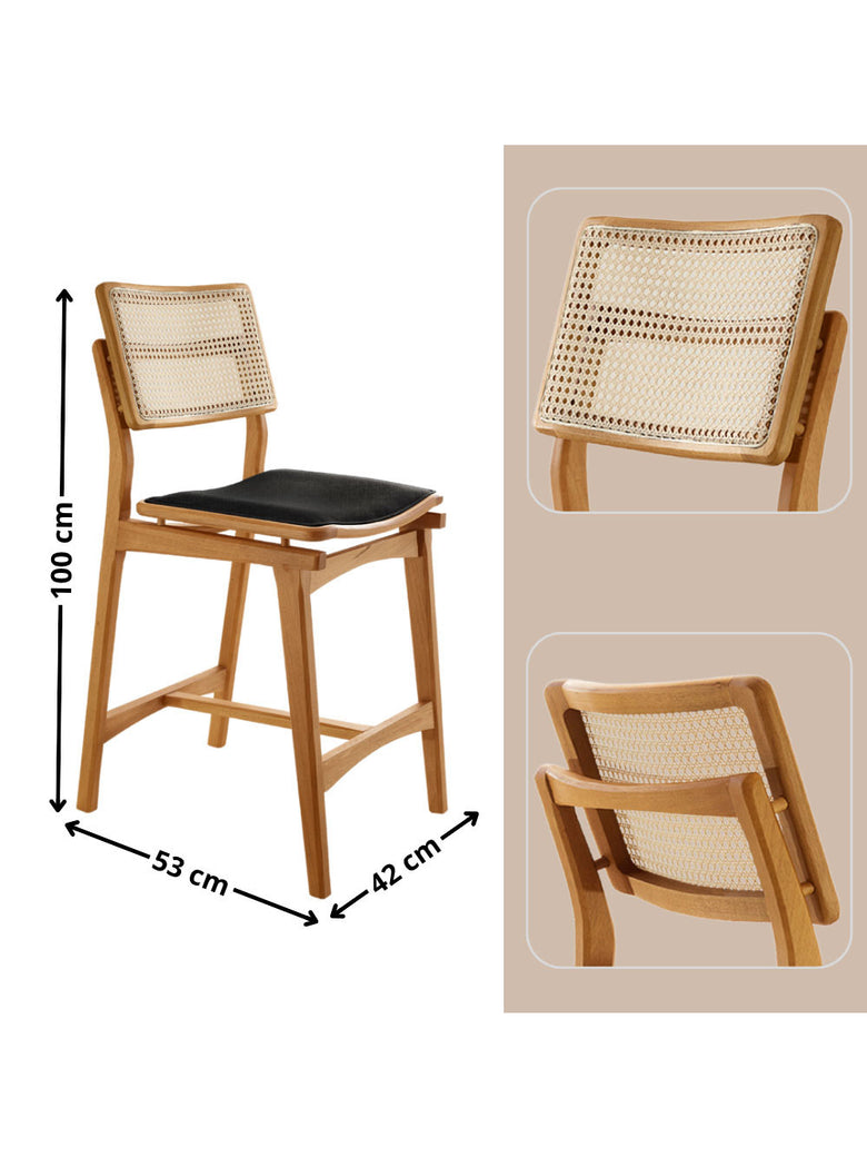 Conjunto com 2 Banquetas Eva Premium