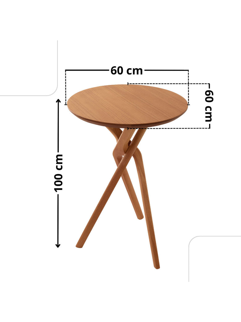 Bistro Ballare Tampo Redondo 60cm Moderna Mobília