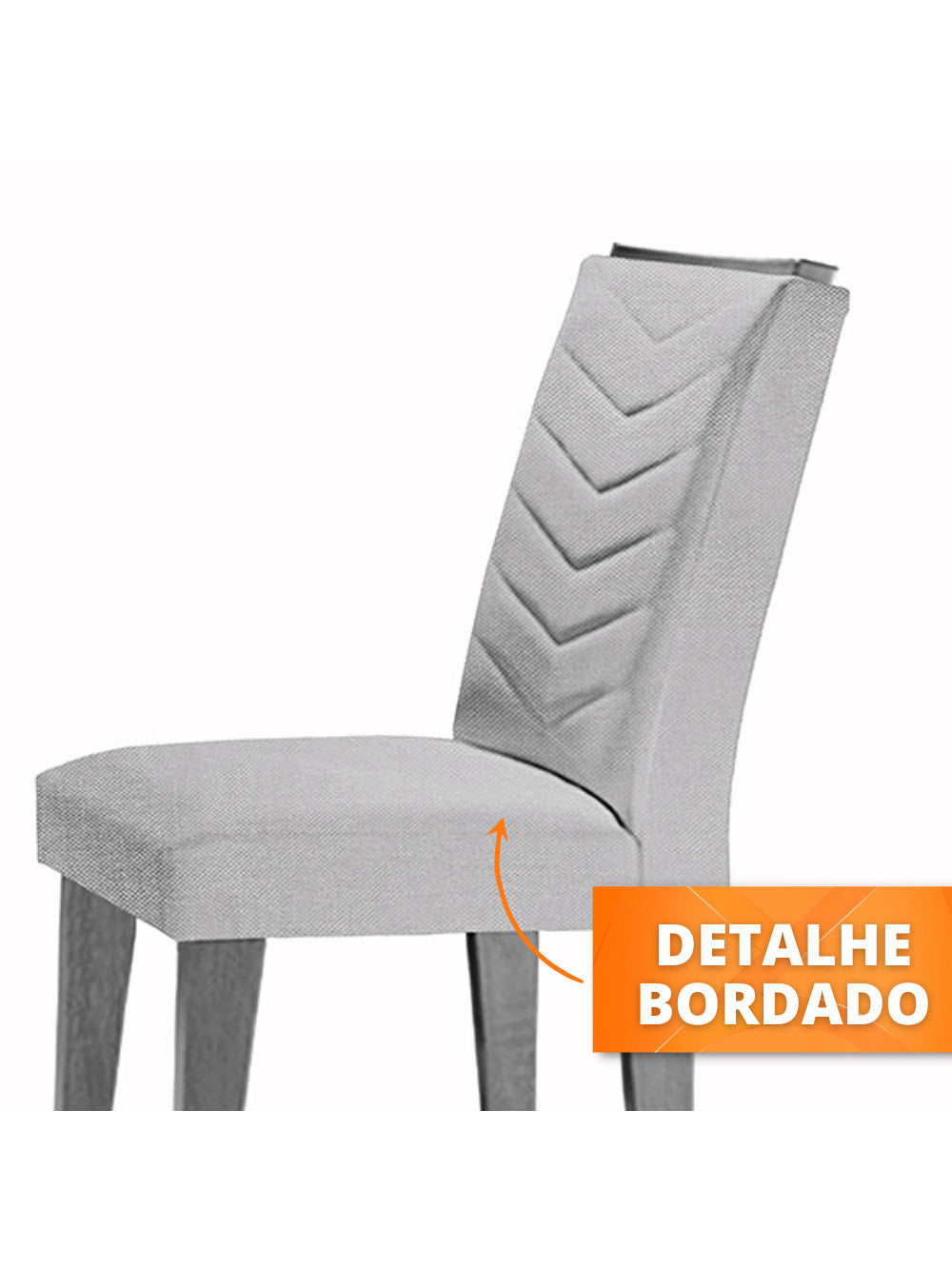 Conjunto Com 6 Cadeiras Para Sala de Jantar Liz Rufato