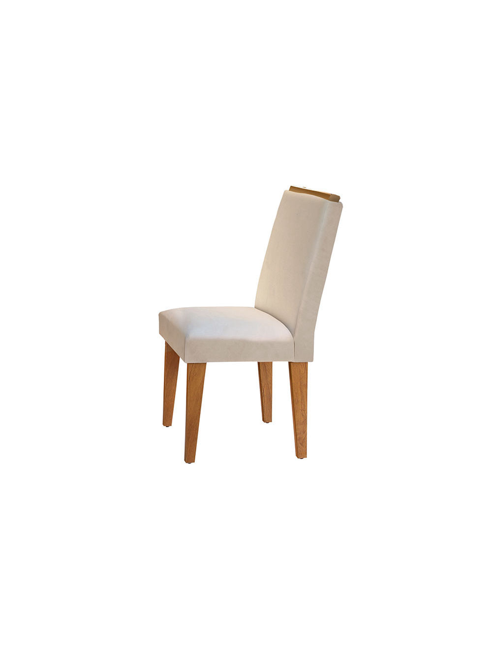Conjunto Com 6 Cadeiras Para Sala de Jantar Lunara Rufato - Imbuia/Veludo Creme