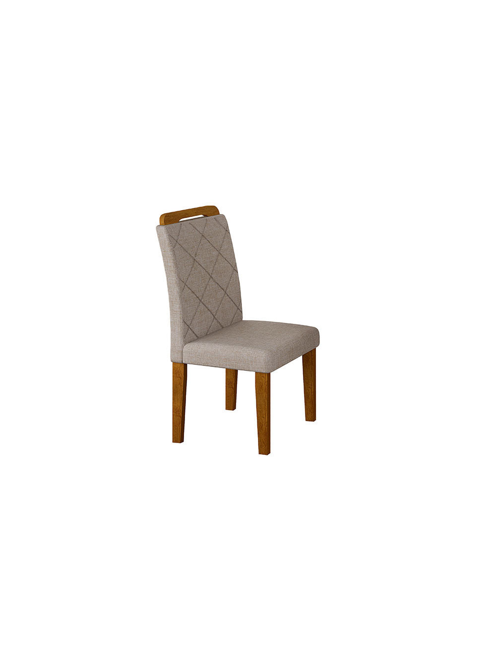 Conjunto Com 4 Cadeiras Para Sala de Jantar Melissa Rufato - Imbuia/Turim 07
