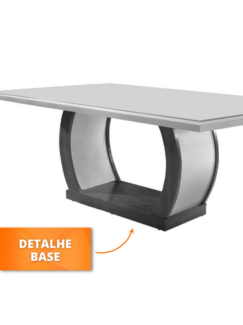 Sala de Jantar Milena 6 cadeiras Grécia Rufato