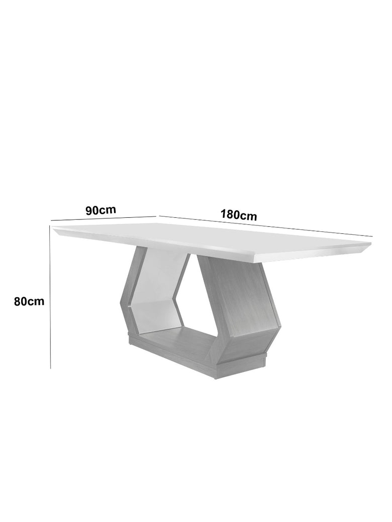 Sala de Jantar Alvorada com 6 Cadeiras Liz MDF Rufato