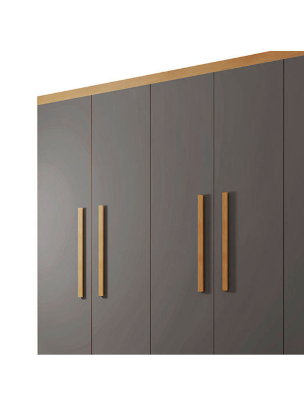 Guarda Roupa Casal Hera 6 Portas MDF Rufato