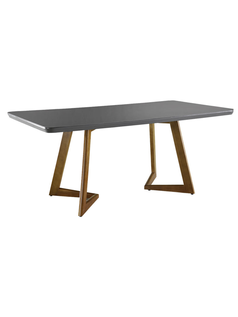 Mesa Munique 180cm Madeira com Vidro Mobillare