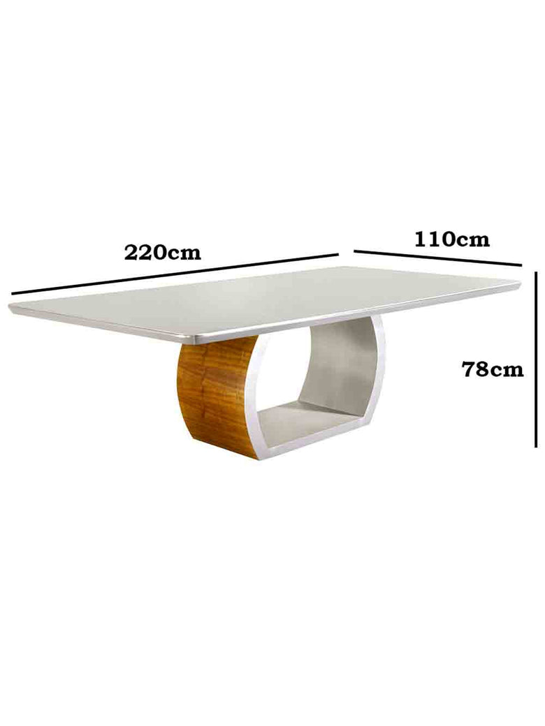 Mesa para Sala de Jantar Ellis 180cm em Madeira Maciça Mobillare