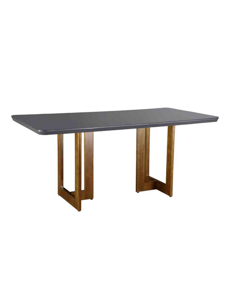 Mesa Patros 180 cm Madeira e Vidro Mobillare