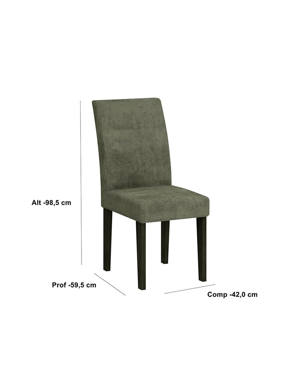 Sala de Jantar Milena 6 cadeiras Grécia Rufato