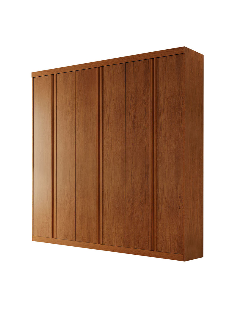 Guarda Roupa Casal Boston 6 Portas e 4 Gavetas MDF Moderna