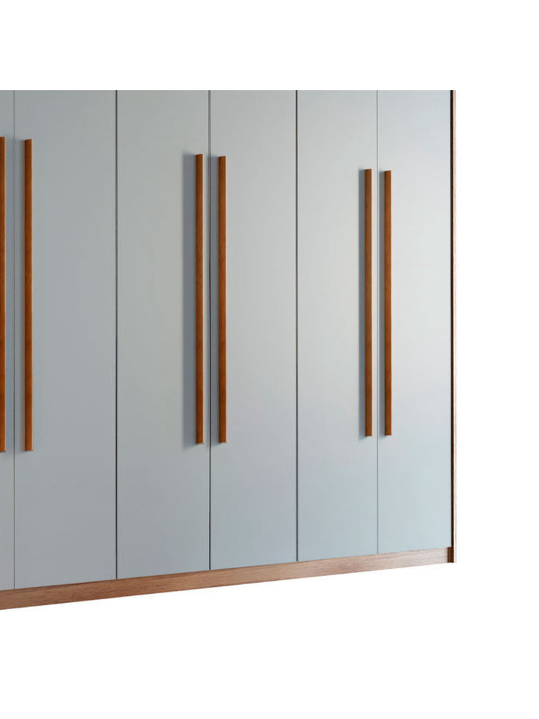 Guarda Roupa Casal Heros 6 Portas e 2 Gavetas MDF Moderna