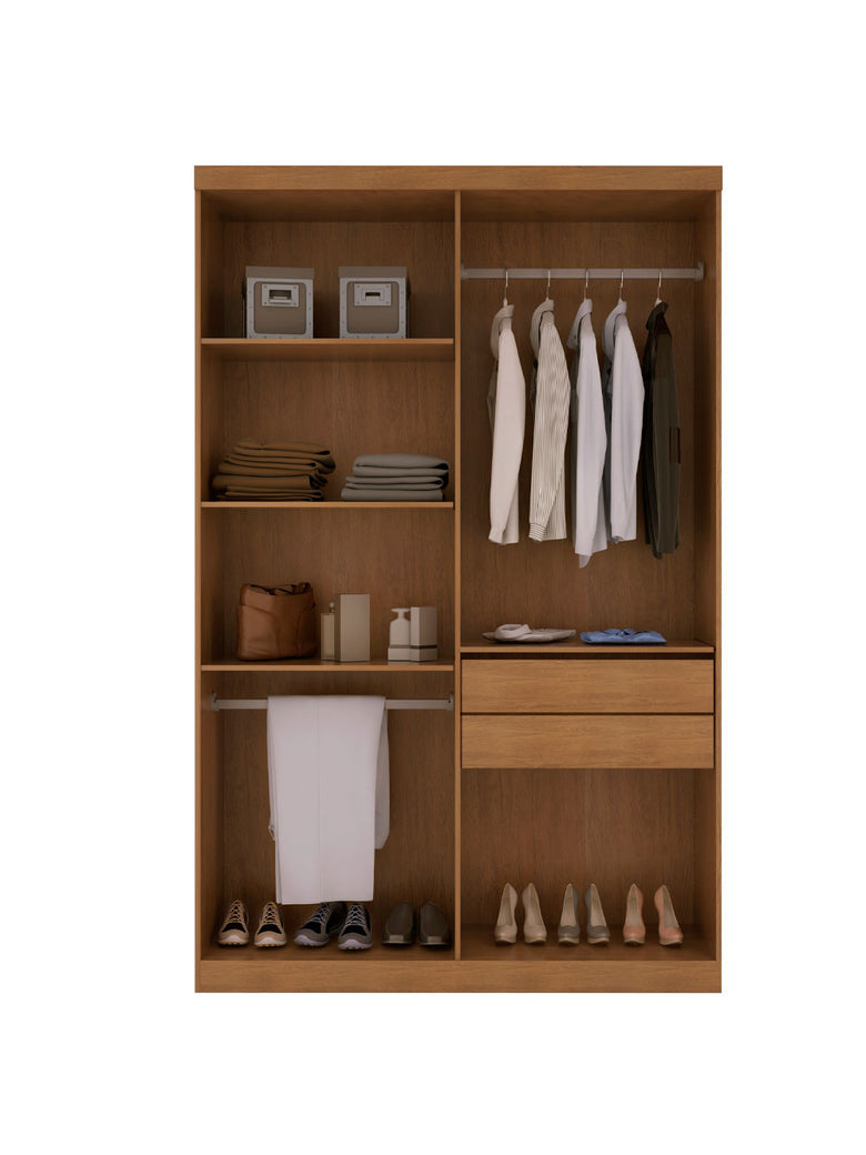 Guarda Roupa Solteiro Heros 4 Portas e 2 Gavetas MDF Moderna