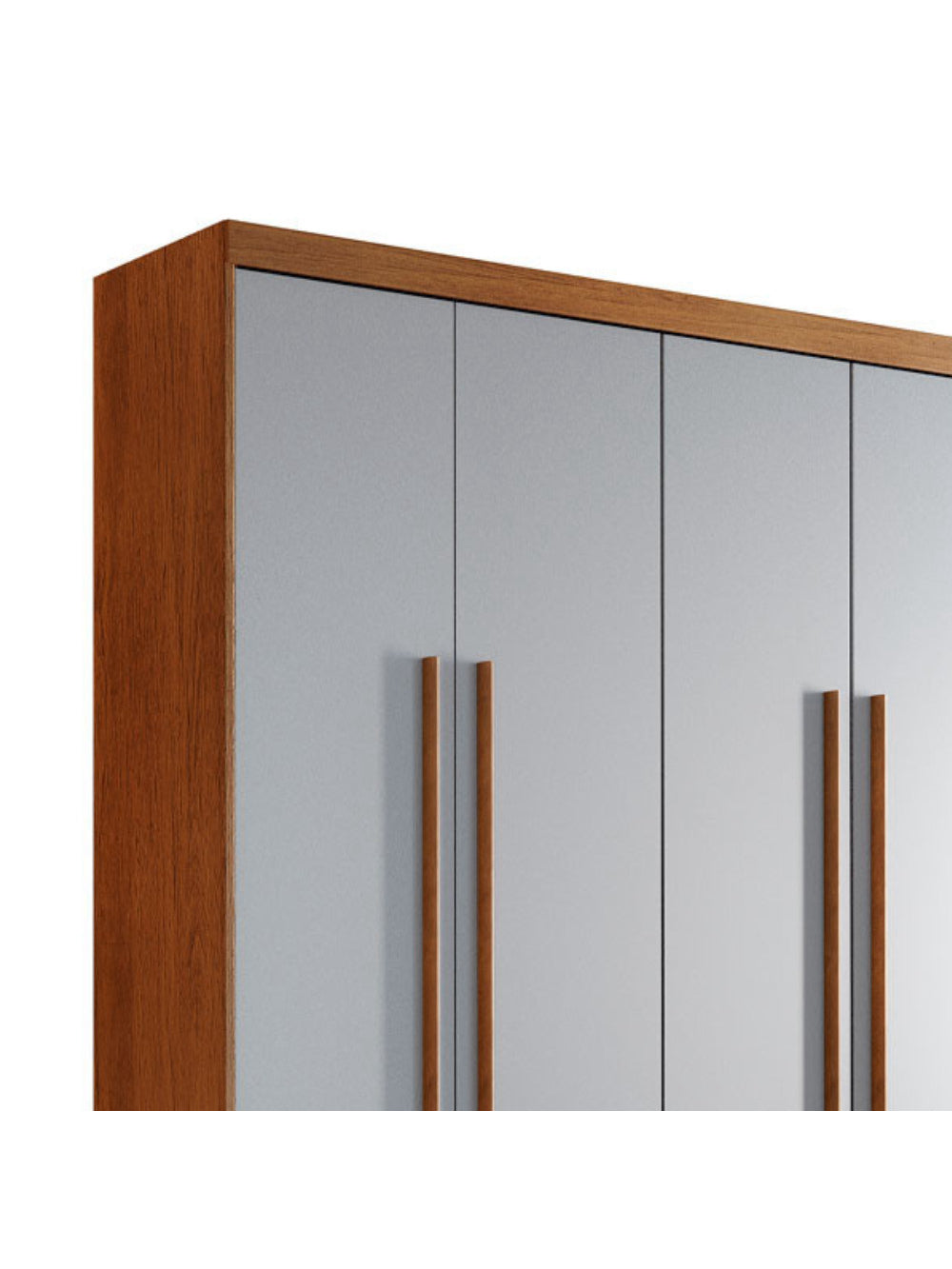 Guarda Roupa Solteiro Heros 4 Portas e 2 Gavetas MDF Moderna