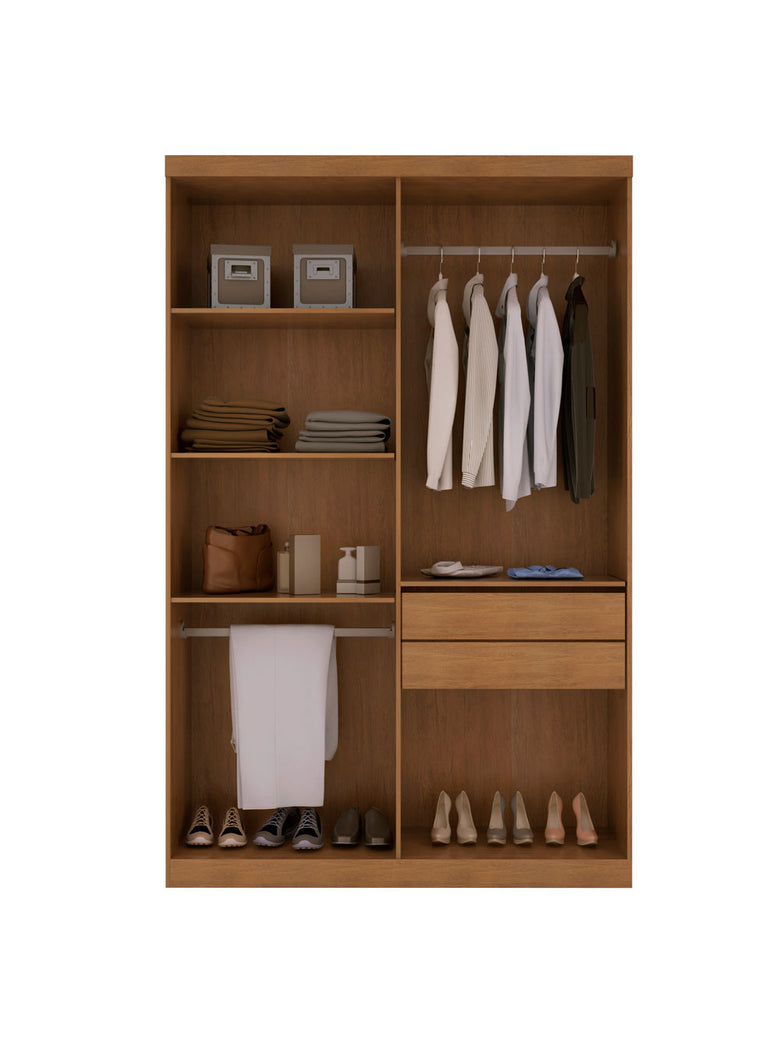 Guarda Roupa Solteiro Heros 4 Portas e 2 Gavetas MDF Moderna