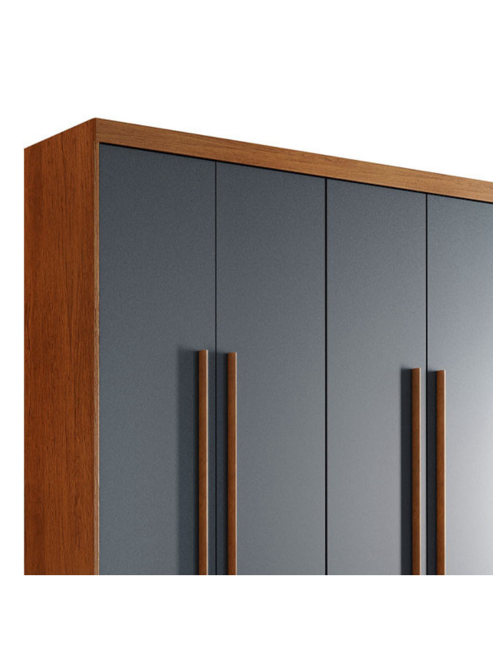 Guarda Roupa Solteiro Heros 4 Portas e 2 Gavetas MDF Moderna