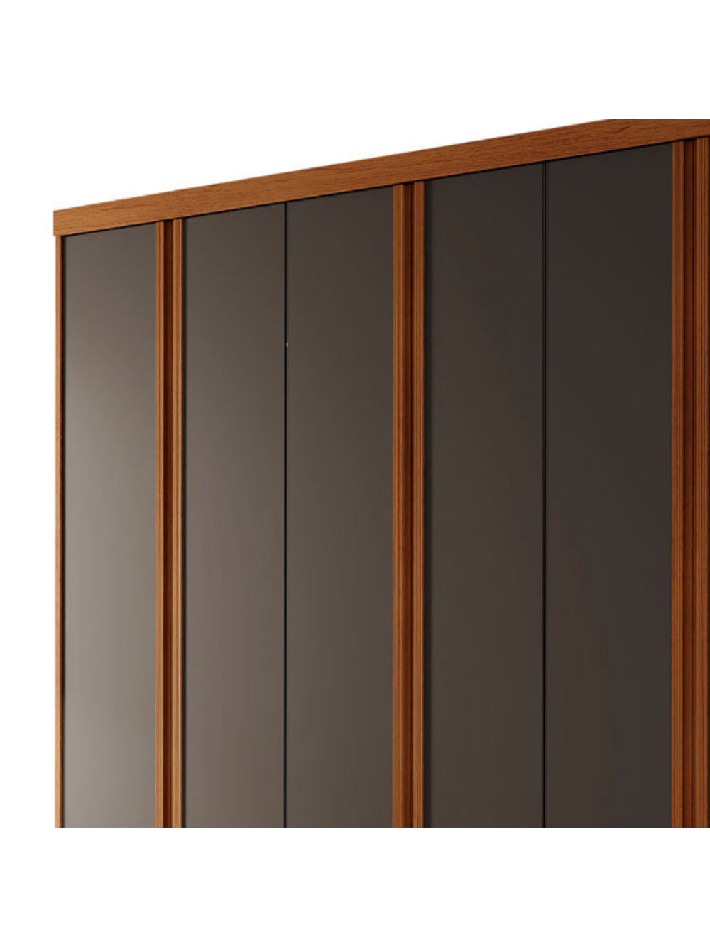 Guarda Roupa Casal Boston 6 Portas Com Pés MDF Moderna