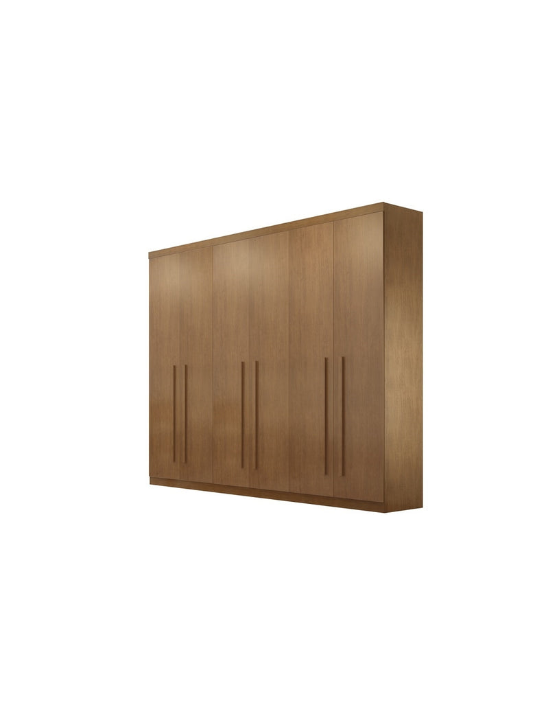 Guarda Roupa Casal Encanto 100 MDF 6 Portas e 4 Gavetas Rufato