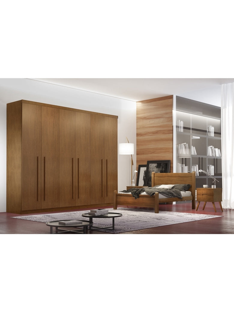 Guarda Roupa Casal Encanto 100 MDF 6 Portas e 4 Gavetas Rufato
