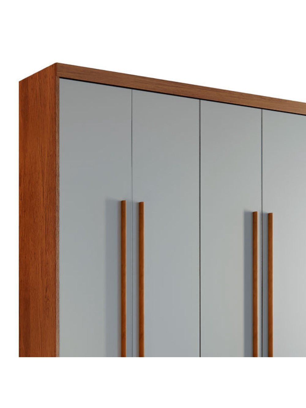 Guarda Roupa Casal Heros 6 Portas MDF Com pés Moderna