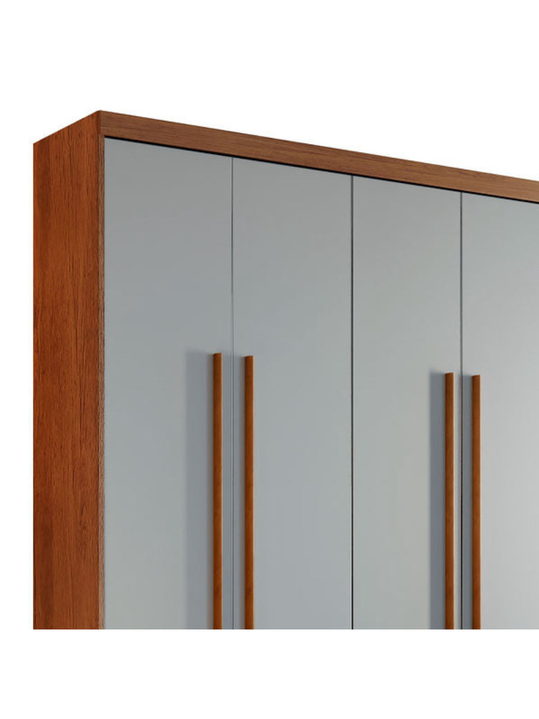 Guarda Roupa Casal Heros 6 Portas MDF Com pés Moderna