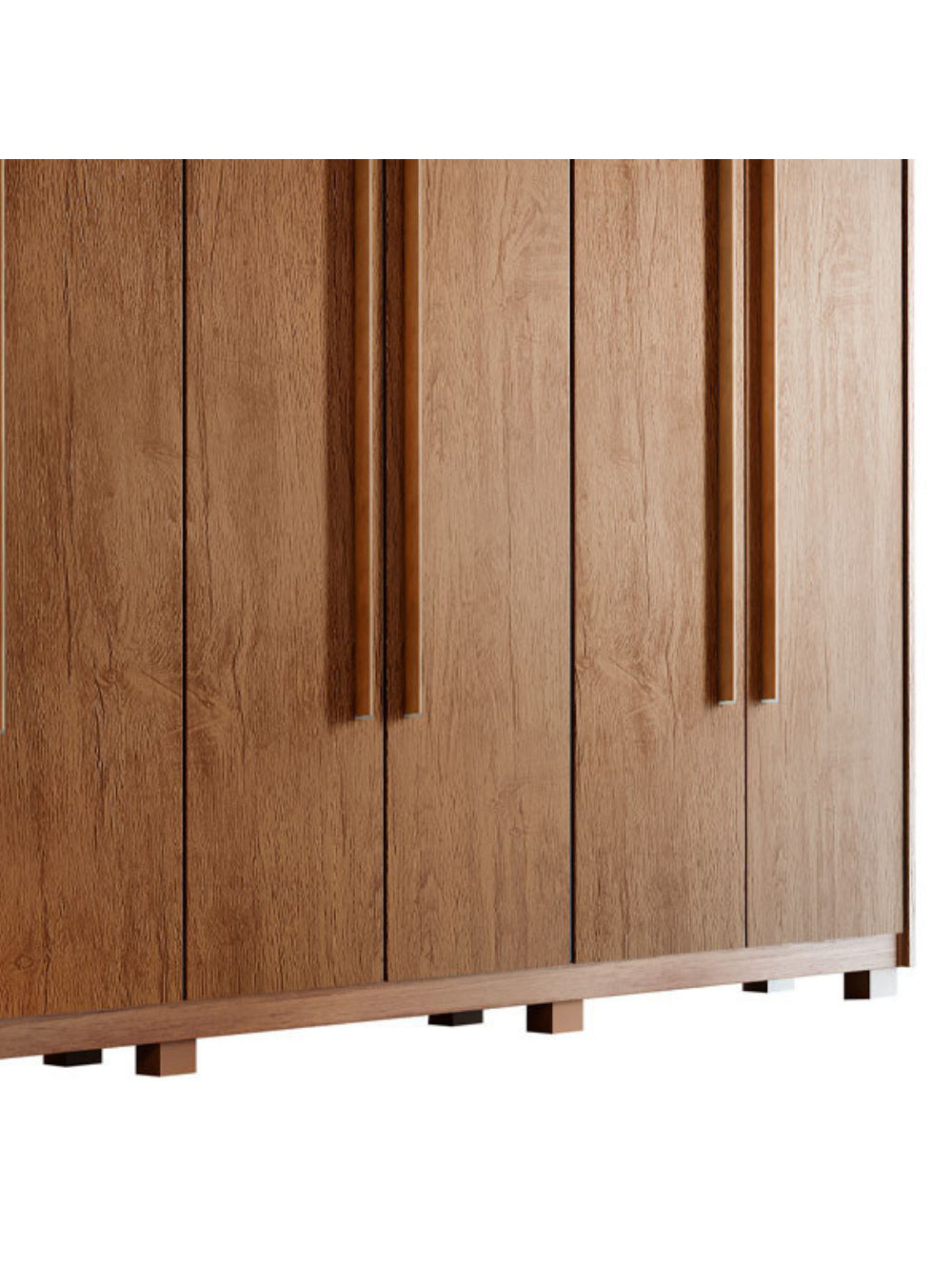 Guarda Roupa Casal Heros 6 Portas MDF Com pés Moderna