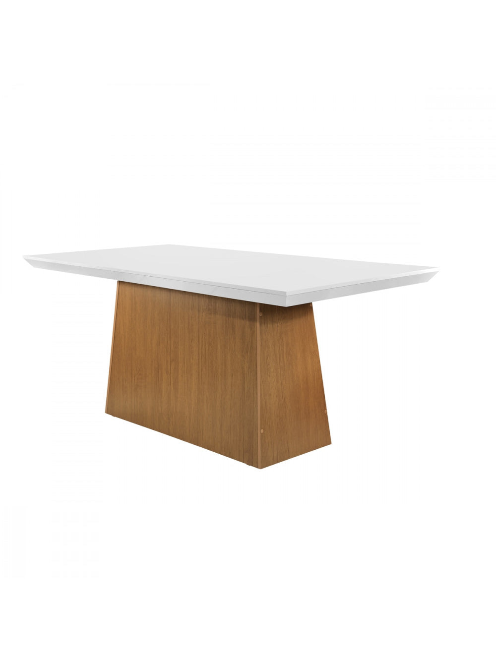 Conjunto Sala de Jantar Luna 120 MDF Com 4 cadeiras Grécia - Imbuia/Off white/Veludo Creme