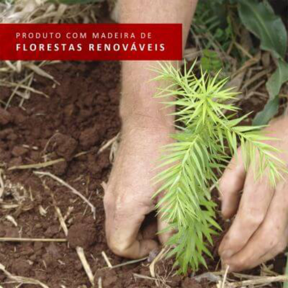 Guarda-Roupa Infantil Madesa Nick 2 Portas de Correr com Espelho Rustic