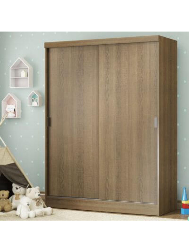 Guarda-Roupa Infantil Madesa Nick 2 Portas de Correr Rustic
