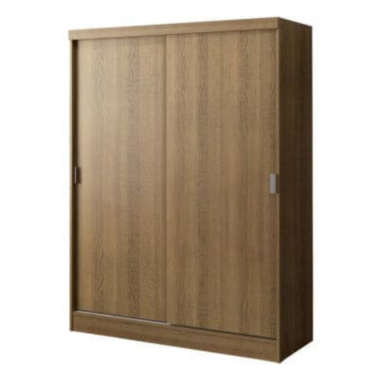 Guarda-Roupa Infantil Madesa Nick 2 Portas de Correr Rustic