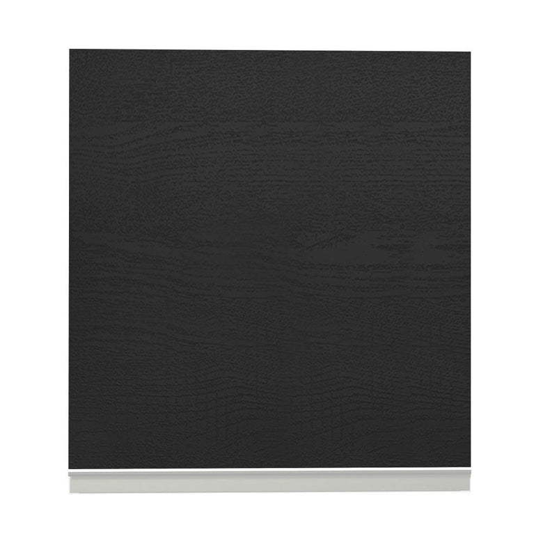 Armário Aéreo Madesa Glamy 60 cm 1 Porta Branco/Preto