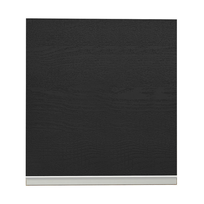 Armário Aéreo Madesa Glamy 60 cm 1 Porta Rustic/Preto