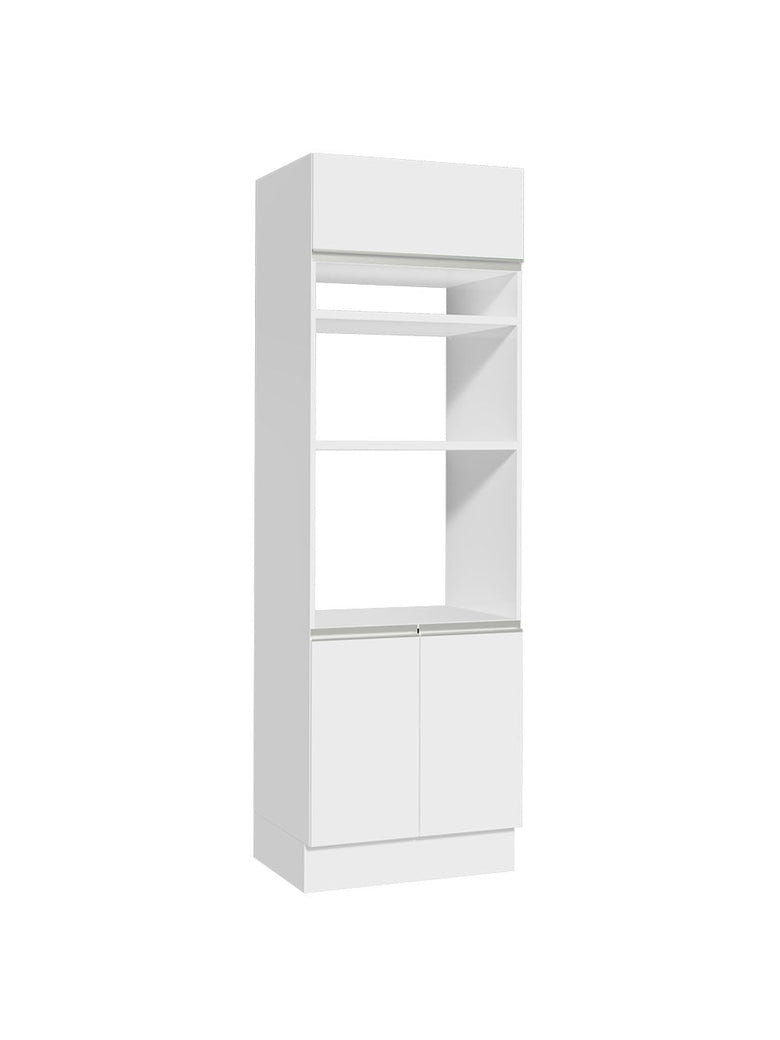 Torre Quente Madesa Glamy 70 cm 3 Portas Branco