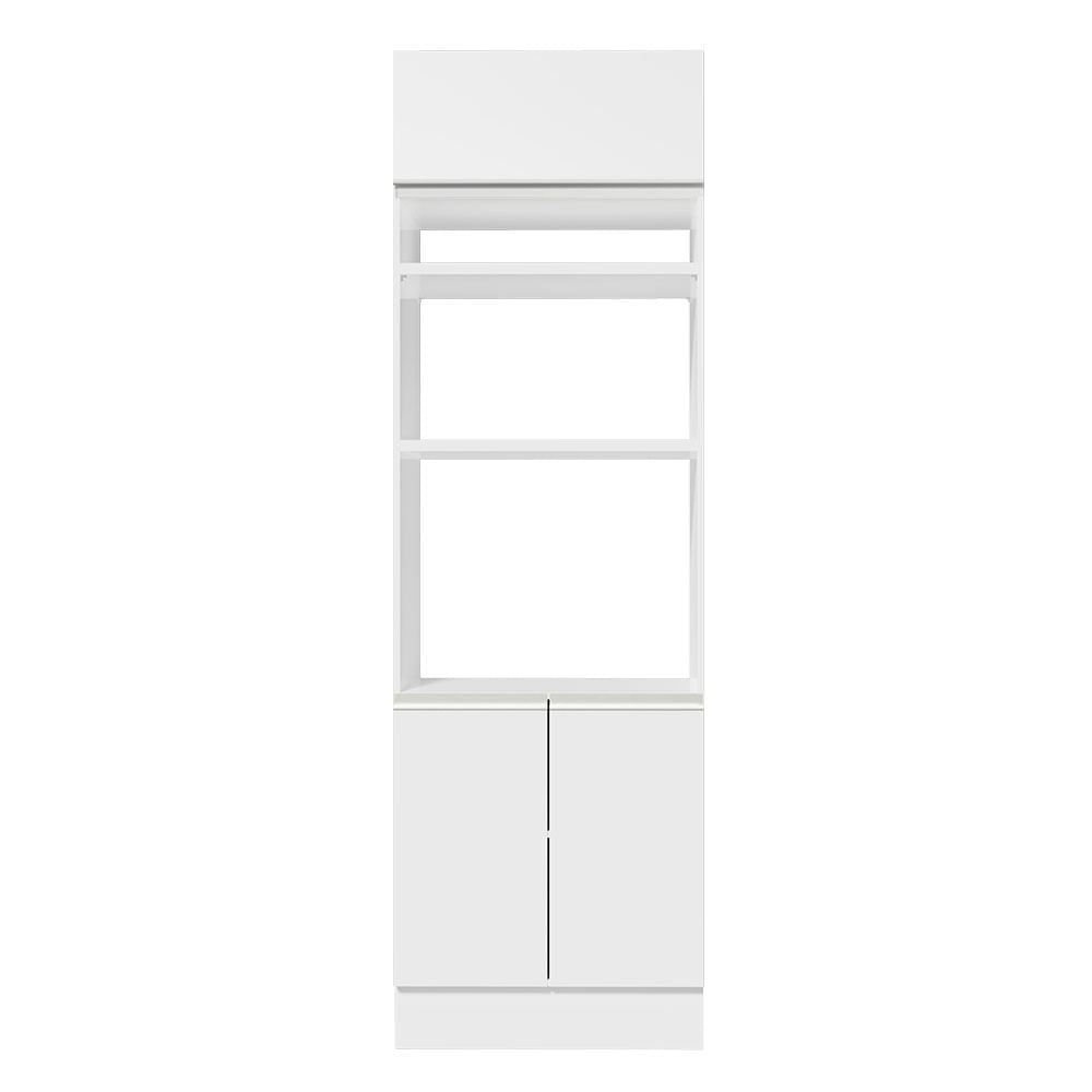 Torre Quente Madesa Glamy 70 cm 3 Portas Branco