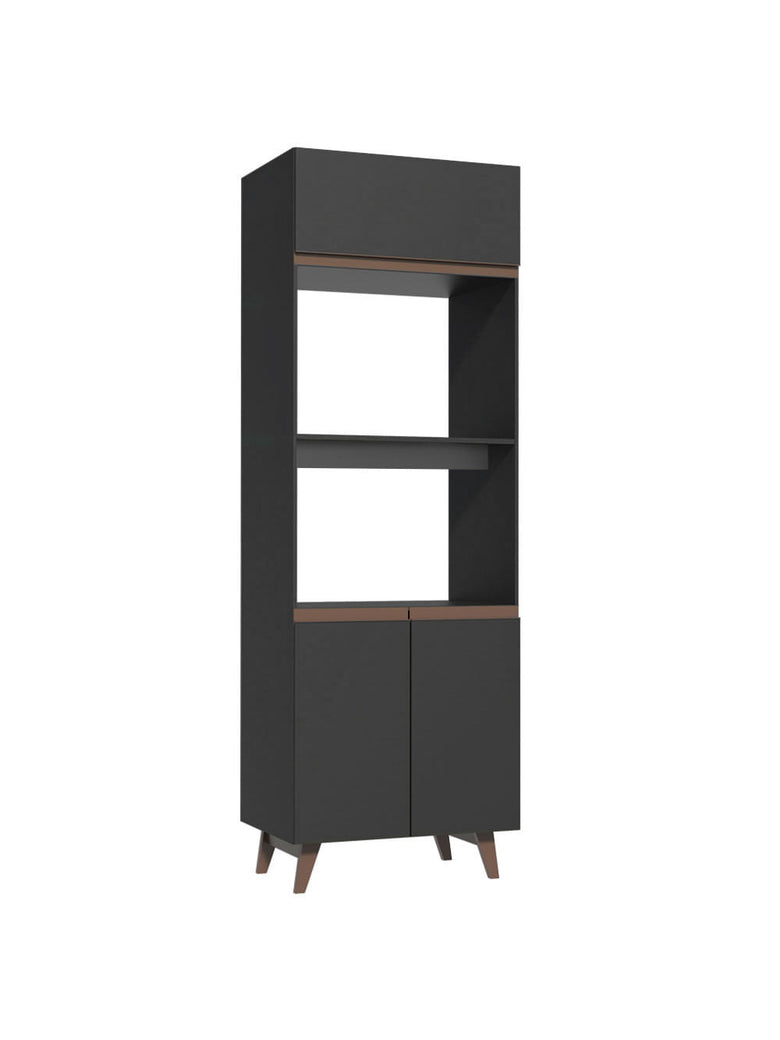 Torre Quente Madesa Reims 70 cm 3 Portas Preto