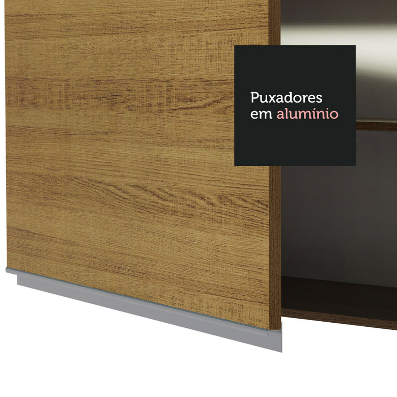 Armário de Cozinha Compacta 180cm Rustic Milão Madesa 02