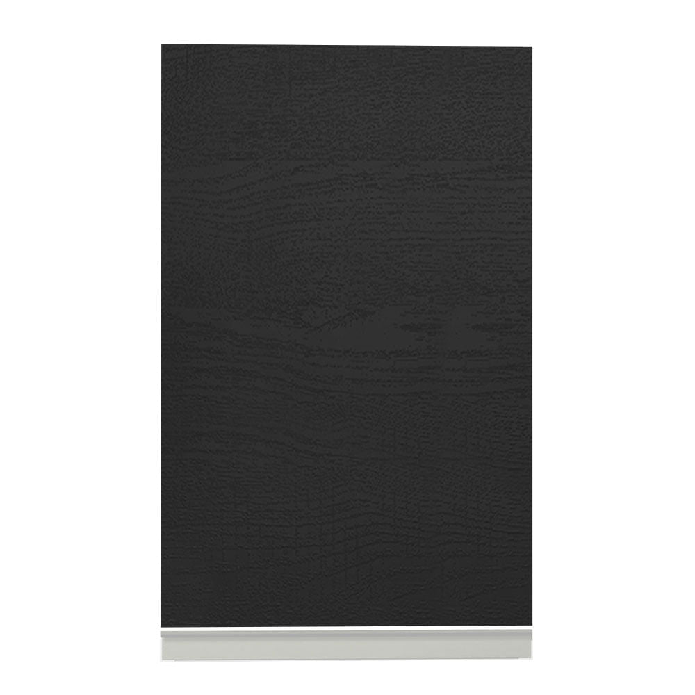 Armário Aéreo Madesa Glamy 40 cm 1 Porta Branco/Preto