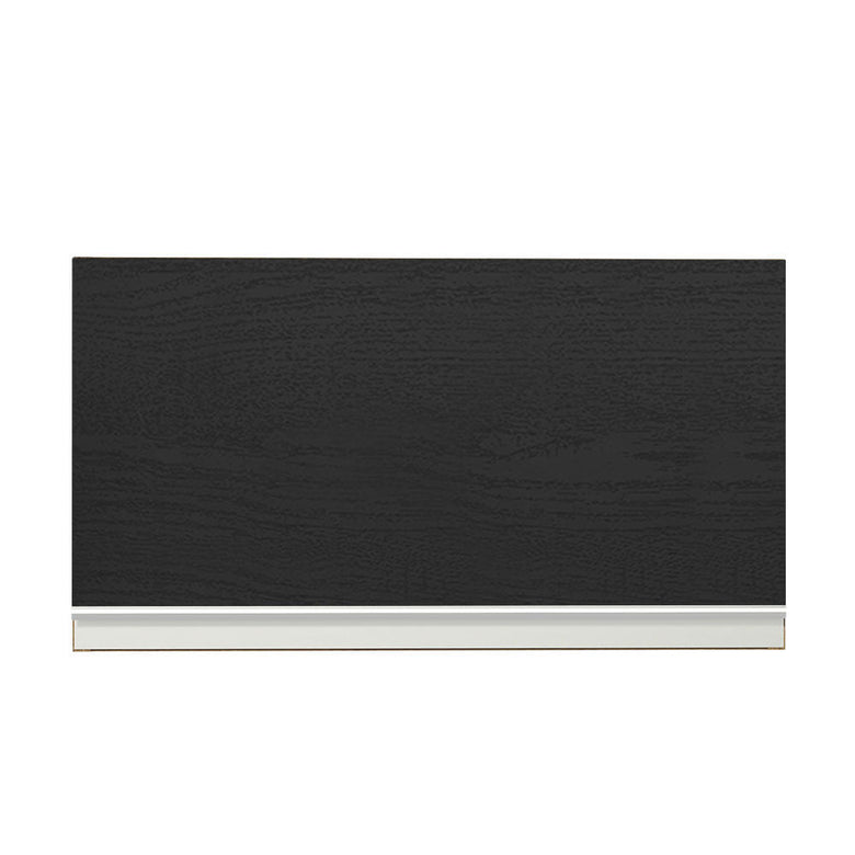 Armário Aéreo Madesa Glamy 60 cm 1 Porta Basculante Rustic/Preto