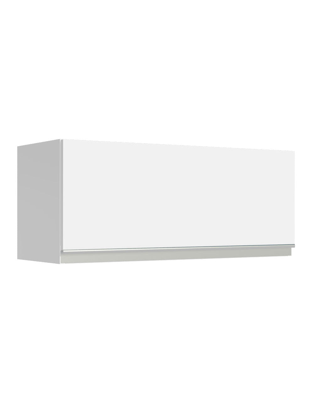 Armário Aéreo Madesa Glamy 80 cm 1 Porta Basculante Branco - Branco