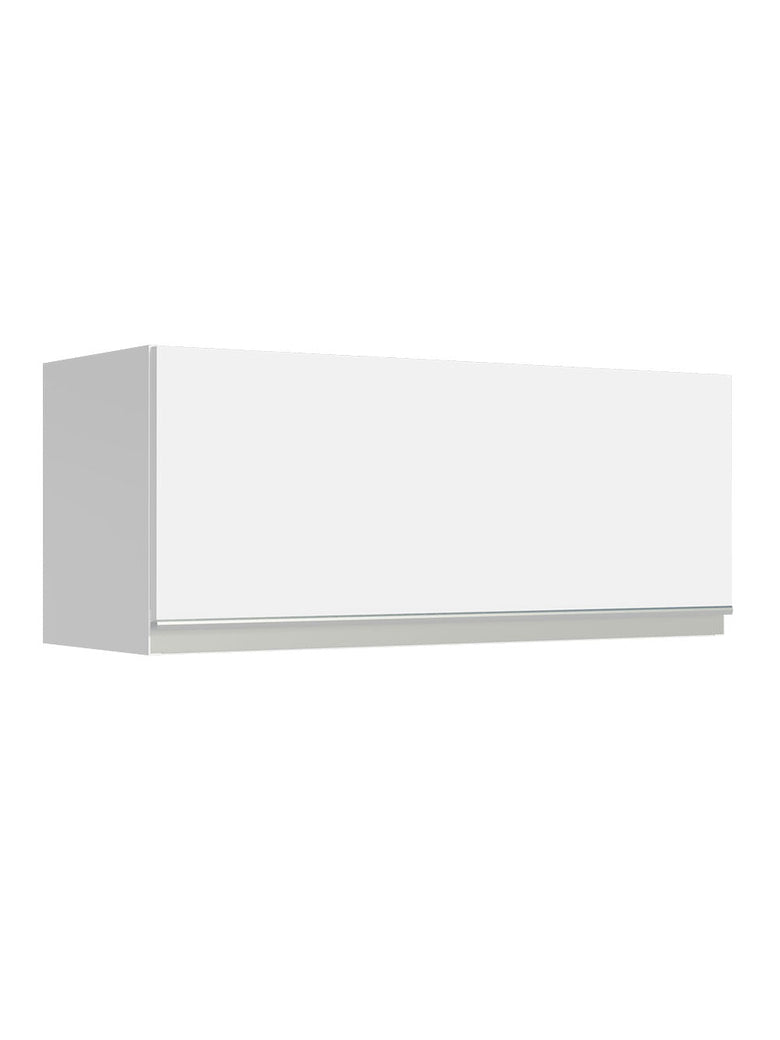 Armário Aéreo Madesa Glamy 80 cm 1 Porta Basculante Branco