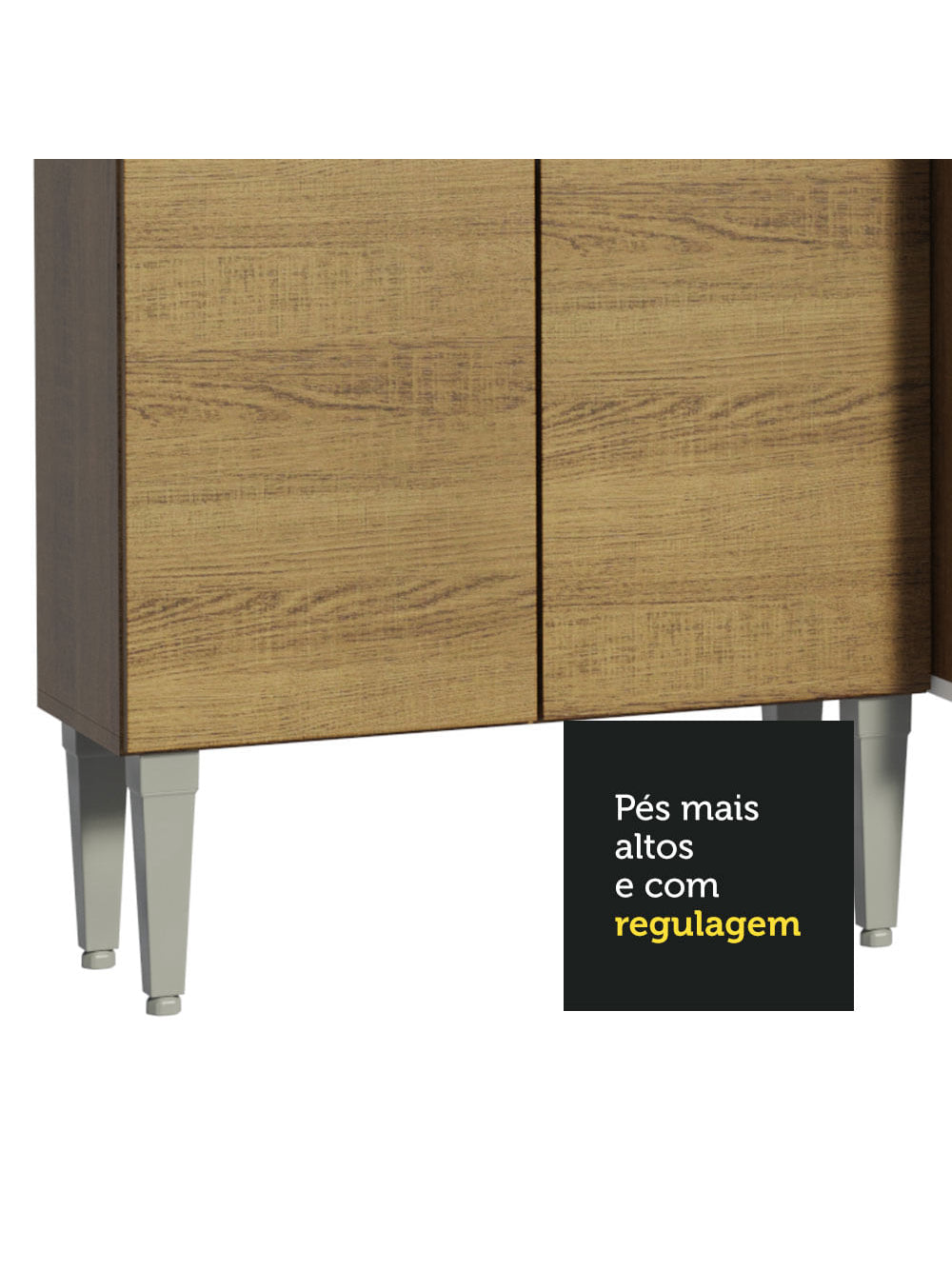 Armário de Cozinha Completa 233cm Rustic Emilly Wind Madesa 02