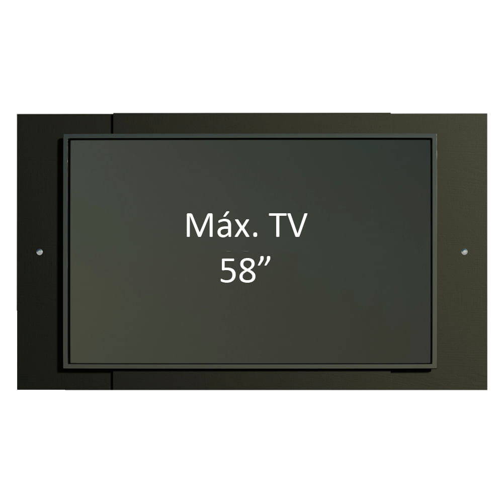 Painel para TV até 58 Polegadas Madesa Preto