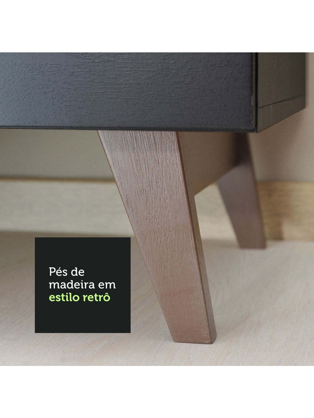 Armário de Cozinha Completa 250cm Preto Reims Madesa 02