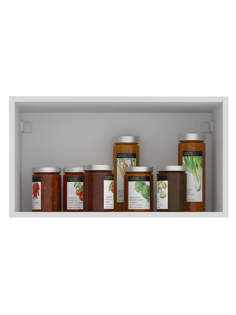 Armário Aéreo Madesa Stella 60 cm 1 Porta Basculante Branco