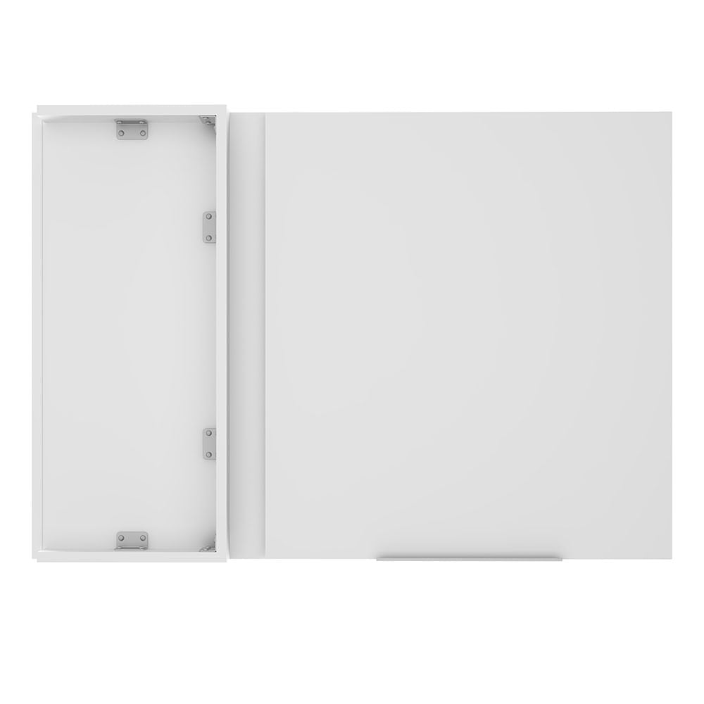 Armário Aéreo de Canto Madesa Stella 1 Porta Branco