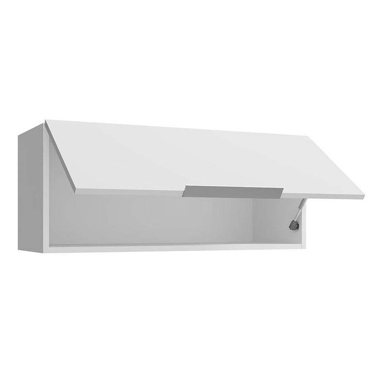 Armário Aéreo Madesa Stella 80 cm 1 Porta Basculante Branco