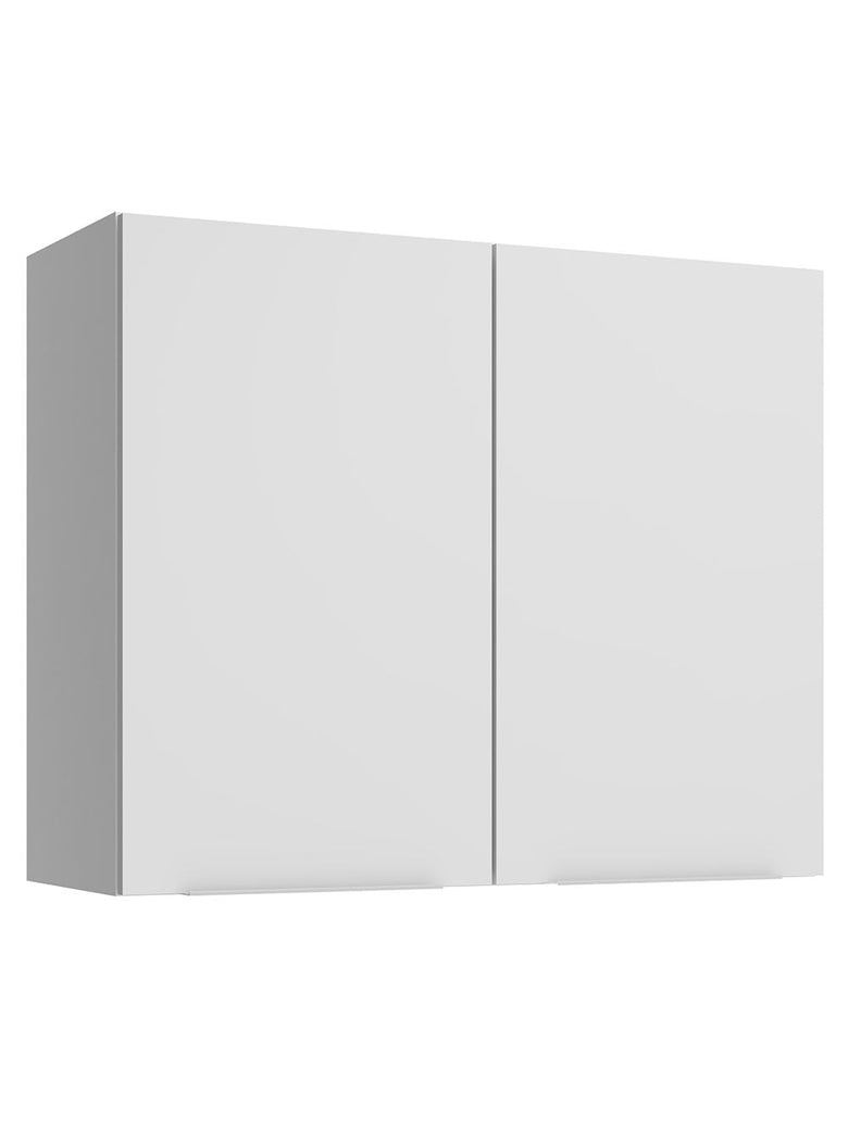 Armário Aéreo Madesa Stella 80 cm 2 Portas Branco