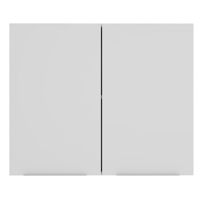 Armário Aéreo Madesa Stella 80 cm 2 Portas Branco