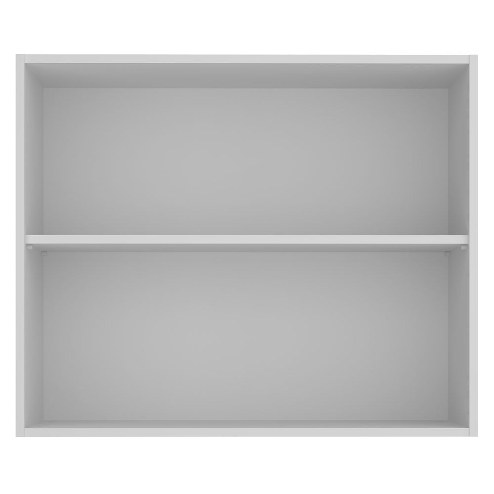 Armário Aéreo Madesa Stella 80 cm 2 Portas Branco