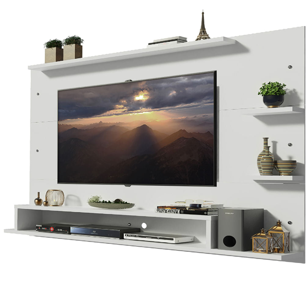 Painel para TV até 60 Polegadas Madesa Alfa Branco - Branco