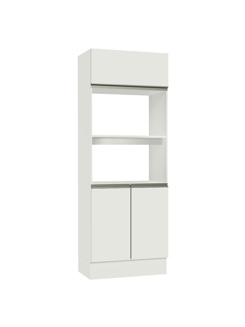 Torre Quente Para 2 Fornos 100% MDF Branco Smart Madesa - Branco