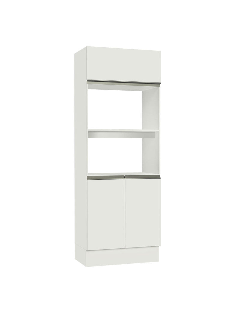 Torre Quente Para 2 Fornos 100% MDF Branco Smart Madesa